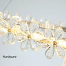 GobekUsa Crystal LED Chandelier for Home Decor & Luxury Lighting