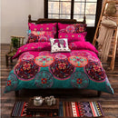 GobekUsa Bohemian Ethnic Print Bedding Set: Soft, Breathable Duvet Cover Kit for All Seasons