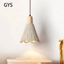 GobekUsa LED Cement Pendant Lamp Creamy Style Wabi-sabi E27