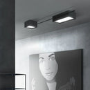 GobekUsa Black Nordic LED Ceiling Lights Chandeliers for Modern Living Room Decoration