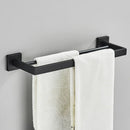 GobekUsa Black Towel Rack Bar 40cm SUS304 Modern Gold Cloth Holder Wall Mounted