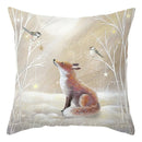 GobekUsa Christmas Soft Plush Cushion Cover Cute Rabbit Deer Pillowcase 45x45cm