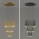 GobekUsa LED Staircase Chandeliers: Modern Luxury for Living Room, Hall, Villa.