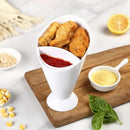 GobekUsa French Fries Holder with Sauce Cups for Snacks and Dips
