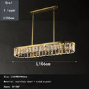 GobekUsa Cloud Mist Crystal Chandelier for Home Hotel Stainless Steel Pendant Lamp