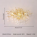 GobekUsa Crystal Ceiling Chandelier: Modern Luxury for Living, Dining, Bedroom, Hotel, Hall, Home Decor