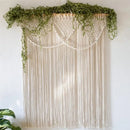 GobekUsa Bohemia Macrame Cotton Curtain Tapetsry Wall Hanging for Bedside, Door, Window