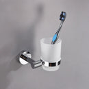 GobekUsa Bathroom Essentials Set: Towel Bar, Toilet Paper Holder, Bathrobe Hook, Soap Dish, Toilet Brush