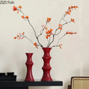 GobekUsa Bamboo Ceramic Vase for Stylish Room Decor and Flower Arrangement