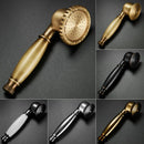 GobekUsa Antique Bathroom Handheld Shower Head | High Pressure Rainfall Nozzle Save Water
