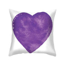 GobekUsa Blue Purple Polyester Pillow Case Throw Pillow Cover for Home Office Bedroom Sofa