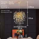 GobekUsa Crystal Water Drop Chandelier – Luxury Ceiling Light for Hotels, Restaurants, Villas