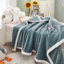 GobekUsa Kids Flannel Nap Blanket - Lightweight & Cozy Single Bed Cover