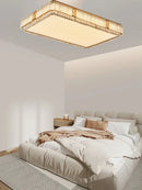 GobekUsa Crystal Glass Ceiling Lamps LED Light Fixture for Modern Living Room Decor