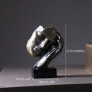 GobekUsa Loving Couple Resin Statue for Interior Decor and Valentine's Day Gift