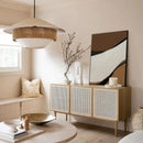 GobekUsa Japanese Hemp Rope Chandelier for Kitchen, Bedroom, and Hotel - Minimalist Home Decor