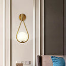GobekUsa Glass Ball LED Wall lamp Nordic Modern Minimalist Bedroom Lighting Fixtures