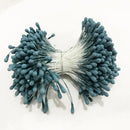 GobekUsa Blue Flower Cherry Stamen Berries Bundle for DIY Christmas Wedding Decor