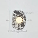 GobekUsa Green Marble Stone LED Wall Sconce Lighting for Bedroom and Hallway