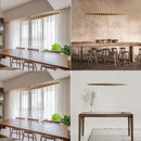 GobekUsa LED Linear Pendant Lights for Kitchen Dining Living Room Office