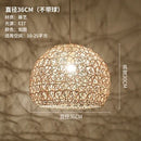 GobekUsa Hand Woven Rattan Pendant Lights Chandelier Bamboo Modern Living Room Decor