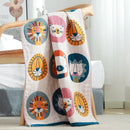 GobekUsa Lions Bath Towel - Absorbent & Quick-Drying Cotton Towel for Adults & Kids