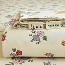 GobekUsa Cooling Cotton Flower Print Bed Cover Matress Protector