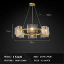 GobekUsa Crystal Ceiling Chandelier: Modern Luxury Pendant Light for Living Room and Restaurant