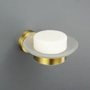 GobekUsa Brushed Gold Bathroom Set: Towel Bar, Toilet Paper Holder, Hook - Wall Mount Kit