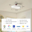 GobekUsa Cream LED Ceiling Light for Minimalist Home Decor