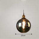 GobekUsa Glass Ball Pendant Lights for Modern Dining Room, Kitchen, and Living Room