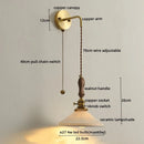 GobekUsa Copper Ceramic LED Wall Lamps - Nordic Modern Design