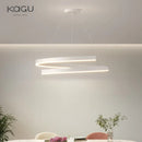 GobekUsa Black/White Spiral Chandelier for Living Dining Kitchen. Trendy Round Indoor Lighting Fixture.