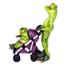 GobekUsa Frog Family Statue Set Home Decor Cute Animal Figurine Living Room Bedroom Desktop Accessory