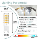 GobekUsa G9 LED Corn Bulb 3W 5W 220V 3000K 6000K Silica Gel SMD2835 Chandelier Light