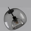 Nordic Smoke Gray Glass Pendant Light Chandelier