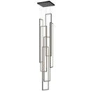 GobekUsa LED Rectangle Staircase Chandelier Pendant Lighting for Modern Living Room Decor