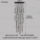 GobekUsa LED Staircase Branch Chandelier for Modern Living & Dining Rooms