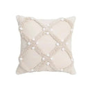 GobekUsa Bohemian Tufted Tassel Cushion Cover | Plush Embroidered Decorative Pillow for Sofa