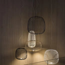 GobekUsa Gold Cage LED Pendant Lamp Spokes Chandelier