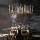 GobekUsa Crystal Candle Wall Sconce: Luxury Retro Light Fixture for Living Room Decor