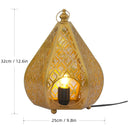 GobekUsa Gourd Candle Holder: European Retro Light Luxury Table Decor Ornament