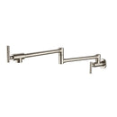 GobekUsa Brushed Gold Kitchen Pot Filler Faucet Wall Mount Single Cold Foldable Spout