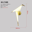 GobekUsa Little Bird LED Wall Lamp: Modern Nordic Style Bedroom Living Room Sconce