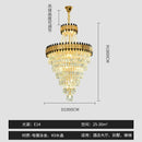 GobekUsa Crystal Chandelier for Duplex Villa Hotel Club Banquet Hall Engineering Lighting