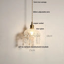 GobekUsa Green Glass LED Pendant Lights, Adjustable Nordic Modern Hang Lamp for Bedroom, Kitchen, Hotel