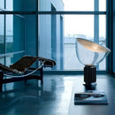 GobekUsa Glass Radar Shade LED Desk Lamp for Bedroom & Living Room Lighting