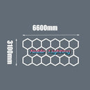 GobekUsa 6500K LED Hexagrid System for Workshop, Gym, Studio - 2 Year Warranty