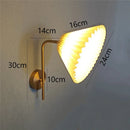 GobekUsa Golden LED Reading Wall Lamp, Modern Minimalist Bedside Wall Light