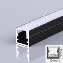 GobekUsa LED Aluminum Profile Recessed U/YW-Shape Hidden Channel Milky Cover Bar Strip Light